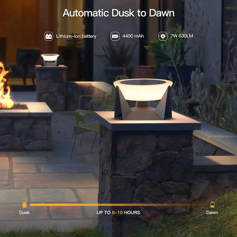 Weather Resistant Solar Post Lights For Yard And Patio Smooth Automated Dusk To Dawn Glow Ridiculously Tough Column Lamp With Solid Stainless Steel Body And No Sweat Setup For Fence Lines And Driveways