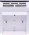 Bottom view of Solar Post Cap Lights 12 Pack fits 4x4 wood and 4x4/5x5 PVC posts with adapters, waterproof construction.