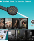 10 Inch High Pressure Rain Shower Head With 6 Settings And Handheld Combo demonstrating versatility in modern bathroom uses.