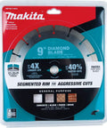9 Inch Diamond Blade Segmented General Purpose for Concrete Block Brick Pavers and Roof Tiles Built Tough Pro Grade