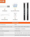 Garage Door Torsion Springs Pair With 0.218 Inch Wire, 2 Inch Inner Diameter, 24 Inch Length, Easy Install accessories