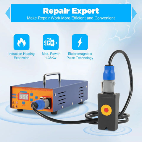 Magnetic Induction Car Dent Repair Tool Kit For Auto Body Dents And Hail Damage Fast And Efficient Dent Removal System