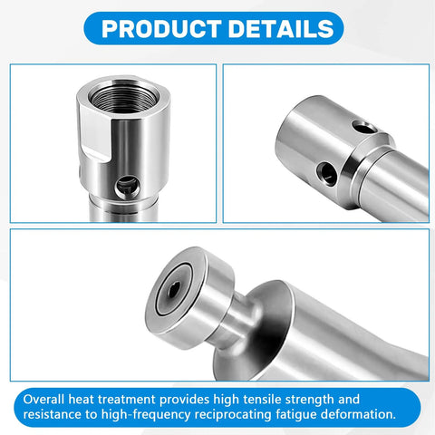 Quick Swap Plunger Rod 24B825 For 290Cc Airless Paint Sprayers close-up view showing precision engineering details and threading.