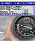 UHANBUT vacuum and fuel pump tester gauge kit, automotive front-view analog dial gauge