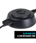 Radiant Flex Rechargeable Lamp With Bendable Gooseneck And Magnetic Base featuring USB-C charging port close-up