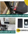 Magnet Switch For Sliding Gate Opener Replacement Magnetic Limits Two Pack Gate Magnets For Home Garage installation view