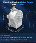 Electric Engine Water Pump With Gasket For Toyota Prius And Lexus Ct200h, Stainless Steel Rotor, product dimensions