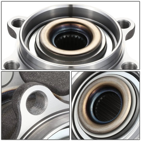 Rear Wheel Bearing Hub Assembly for 2014-2017 Nissan Juke and 2014-2019 Rogue AWD OEM Replacement with Steel Construction