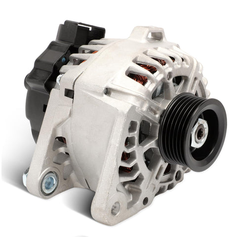 Beefy 90 Amp High Output Alternator Replacement For Hyundai Elantra Elantra Coupe GT Forte Koup Forte5 Soul 2011 To 2017 1.8L And 2.0L L4 Engines Compatible With 37300 2E200 11610N 2610428, side view