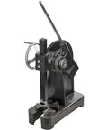 Heavy Duty 3 Ton Ratchet Arbor Press Built Like A Tank For The Daily Grind, with a solid cast iron frame and smooth handwheel control.