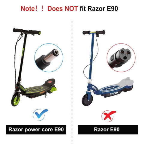 12V Battery Charger For Razor Power Core E90 And Other 12V Ride On Toys, 1 Amp DC Adapter With 71 Inch Cable, Barrel Connector, UL Listed, Kid Safe, Durable Power Supply For Kids Scooters And Cars