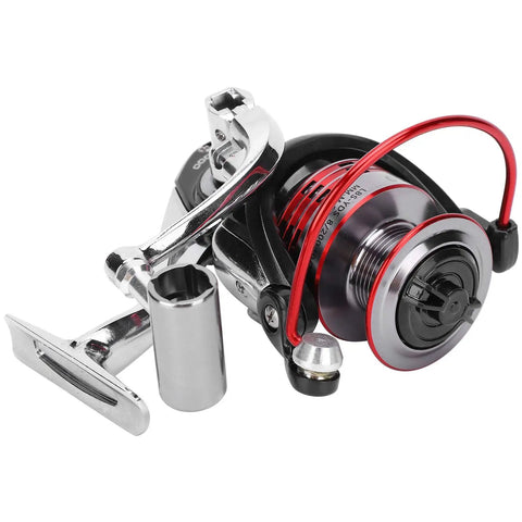 Beast Metal Spinning Reel With 13 Plus 1 Ball Bearings And 5.0 To 1 Gear Ratio, featuring foldable rocker arm and aluminum alloy body