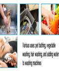 Amazon sink hose attachment faucet spray, stainless steel, for pet bathing, vegetable washing, and hair washing