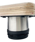 Close-up of foam cutter base, showing sturdy metal construction and black adjustable support, part of Hot Wire Foam Cutter For Styrofoam Cutting, Thermo Cut Machine With Temperature Adjuster, Adjustable Wire Tension, 110V, Large 38x58 Cm Work Surface In Black, Ideal DIY Tool For Precise Foam Shaping.
