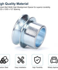High Misalignment Spacer Heim Joint Five Eighths To One Half Inch Bore Adapter For Rod Ends 4 Pack, silver zinc plated spacer