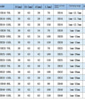 HSK63 Toolholder With ER20 ER25 ER32 Collets For CNC Machining specifications chart detailing sizes and dimensions