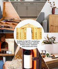 Hidden Brass Hinges Set, 6 Pcs, 8 Mm, 180 Degree Opening, Invisible Furniture Hinges For DIY Jewelry Boxes in use