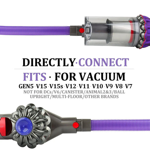 Must Have Dryer Vent Vacuum Attachments Kit No Fuss For Dyson Handheld Vacuums V15 V15s V12 V11 V10 V9 V8 V7