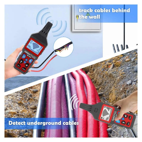 Heavy Duty Underground Cable Scanner And Wall Detector Using Smart Anti Interference Tech to pinpoint cables and pipes.