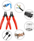 Two Pack 5 Inch Flush Cutters Spring Loaded Micro Wire Cutters Zip Tie Cutter For Electronics Jewelry 3D Printing Models