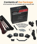 Heavy Duty Kayak Storage Hoist For Garage Ceiling With 180 Lb Capacity, Overhead Pulley System components on display