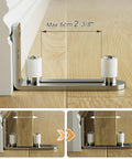 Stainless Steel Barn Door Floor Guide With Adjustable Ball Bearing Bottom Guide Wall Mount installed on wooden floor