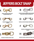 Solid Brass Trigger Snap With Square Swivel Eye Three Quarters Inch Heavy Duty Clip Multipurpose Clip Ideal For Dog Leash