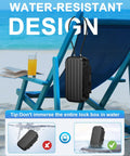 Portable Safe Box With 4 Digit Resettable Combination Lock For Travel On The Go Anti Theft Small Safe with chain on beach chair
