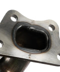 Close-up of GM Three Way Catalytic Converter Kit With Front Exhaust Manifold Pipe for Easy Install and Reliable Emissions Control