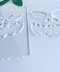 Kickass Acrylic Router Template For Jack O Lantern Faces With 8 Durable Halloween Pumpkin Patterns 5.5X8 Inch clear polymer templates on white background.