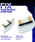 Dryer Thermal Fuse 3390719 Compatible With Whirlpool And Kenmore Dryers Replaces PS11741444 AP3133489 688841 690198 279650