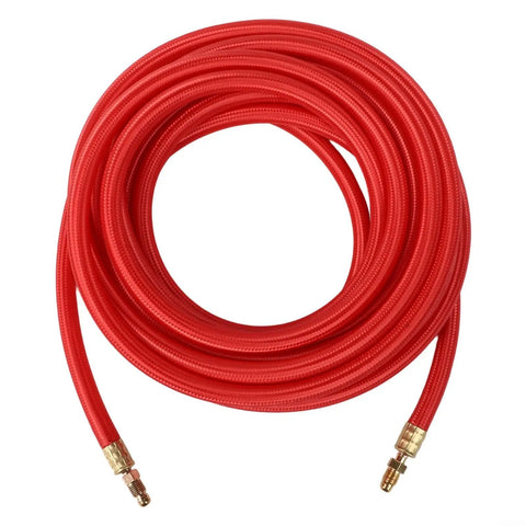 25 Foot SuperFlex TIG Torch Power Cable for CK9 CK17 Series Welders, Compatible with CK57Y03RSF Models, coiled red cord