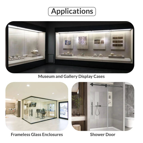 Buttery Smooth L Mount Shower Door Hinge For One Quarter Inch Tempered Glass Aluminum Bracket Polished Chrome Finish in shower door application.