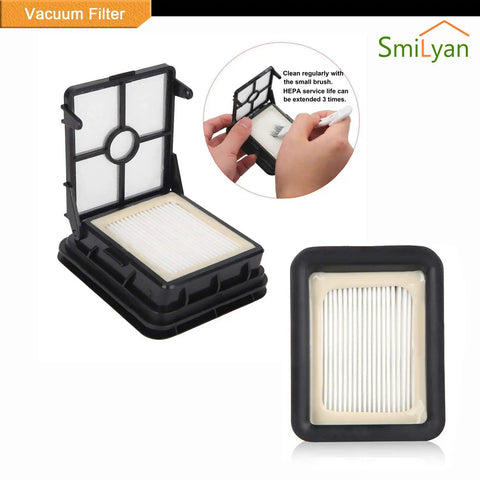 All In One Replacement Parts Kit For Bissell CrossWave Pet Pro with vacuum filter and hands inserting filter.