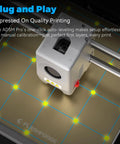 Pro Grade CoreXY 3D Printer With 600mm/s High Speed showing auto-leveling grid on print bed