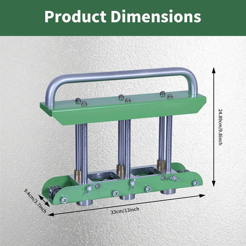 Hydraulic Sheet Metal Bending Machine 0 to 90 Degrees for Steel Aluminum and Copper dimensions illustration