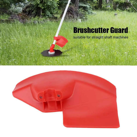 Red Plastic Replacement Guard For 24, 26, And 28mm Shaft Trimmers And Brush Cutters, Tough Durable Shield