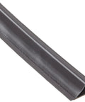 Close-up of SiliconSeal Adhesive-Backed Fire and Smoke Gasketing for Doors, Dark Brown Silicone, showing the gasket profile detail.