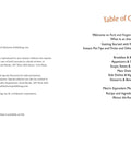 Table of Contents page from Bestselling Slow Cooker Chicken Cookbook Sharing Dang Delicious Weeknight Dinners.