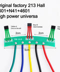 Heavy Duty Hall Sensor Board For Electric Vehicles And Ebikes, High Precision PCB with wiring connections, 5cm size.