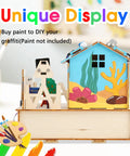 IoT Smart Home Starter Kit For Arduino IDE Hands On STEM Project For Kids Teens And Adults With Multi Sensor DIY Electronics And 3D Wooden Puzzle House For Home Automation Coding And Learning on display with paint palette