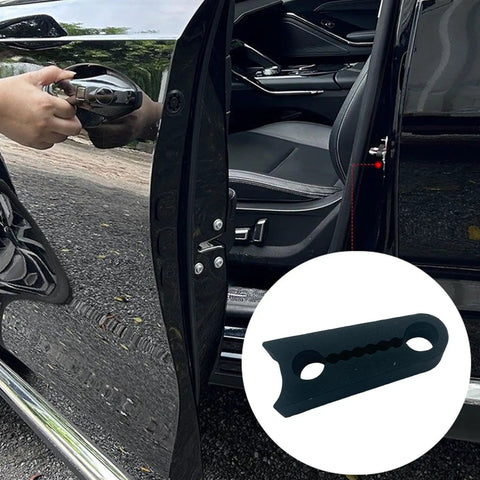 Ditch The Door Bangs Forever With These Heavy Duty Silicone Bumpers Designed To Mute Loud Car Door Clank And Shield Your Vehicle From Scrapes While Providing Smooth Silent Closures Daily, silicone bumper mounted on car door.