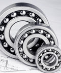 Donepart R12-2RS ball bearings, set of 3, 3/4 x 1-5/8 x 7/16 in, steel, double sealed