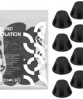 Speaker Isolation Feet 8 Pack 1.5 Inch Rubber Pads Non-Adhesive Anti-Vibration Bumpers with packaging