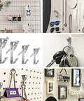 Heavy Duty Picture Hanging Kit With 50 Pcs Hooks And Nails, Supports 10 To 50 Lbs shown with diverse hanging uses