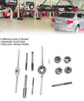 Top Pick Fafeicy High Speed Steel Tap And Die Set For Thread Repair Including 12 Pieces With Wear Screw Wrench Kit Perfect For Auto Home Maintenance Plus Machinery Work That Totally Gets The Job Done Right Now, 12-piece HSS set