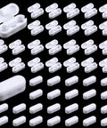 Keep Your Window Blinds Lookin Crisp With These Legit Mini Bead Chain Connectors And Slick Ball Cord Couplers 50 Pack 4.5mm Standard built for smooth repair jobs, featuring 50 white plastic clips.