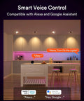 Smart home kitchen with 4 Inch LED Recessed Canless Downlights With 360 Degree Swivel And 90 Degree Tilt Damp Location Outdoor Smart Home Ready.