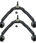 Front AWD Suspension Kit Six Piece With 2 Wheel Bearing Hubs, 2 Upper Control Arms, 2 Lower Ball Joints For Chevy Avalanche, Silverado, Sierra, Express 1500, Express 2500, Savana, Escalade EXT ESV 2002-2006 showing upper control arms