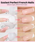 Demonstrating nail angles with Six Piece French Tip Nail Stamp Kit With Silicone Stamper Replacement Heads And Scrapers Easy DIY Nail Art Tool